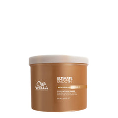 Wella Professionals Ultimate Smooth hair mask tub, brown with gold lid, 500 ml