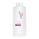 Wella SP Color Save shampoo bottle, white with SP logo and Microlight system label
