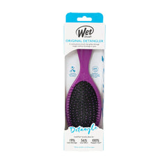 Wet Original Detangler purple hair brush on retail package