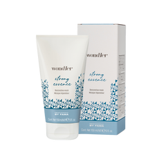 Restorative strong face mask tube and matching box, 150 ml, white and blue