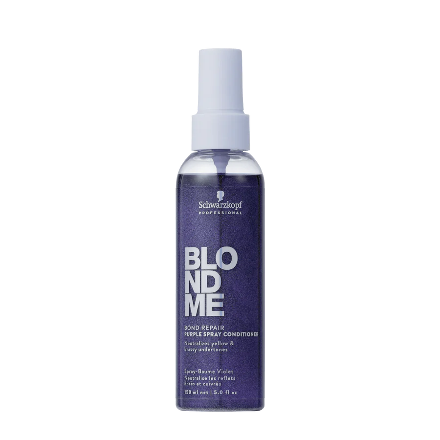 Schwarzkopf Blondme purple spray conditioner bottle, 150 ml