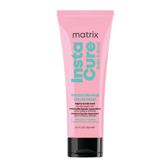 Matrix Instacure Build A Bond hair repair mask tube, pink with black cap, 250 ml.