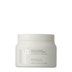 Bond Repair nourishing hair mask jar, white with text label and 200 ml marking