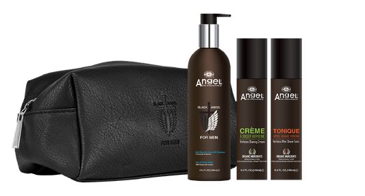 Black Angel Hair & Body Wash + Shaving Cream & Tonic Gift Pack - Kess Hair and Beauty