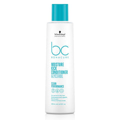 BC Bonacure Moisture Kick conditioner bottle with blue cap