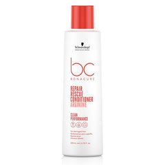 Schwarzkopf BC Bonacure repair rescue conditioner bottle with red cap