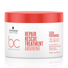 Schwarzkopf BC Bonacure Repair Rescue Treatment Arginine jar, red lid, white
