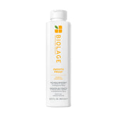 Biolage Smooth Proof Shampoo bottle, white with green and orange logo, 400 mL