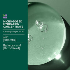 Hydrasource detangling solution hydration concentrate gel close-up with bubbles