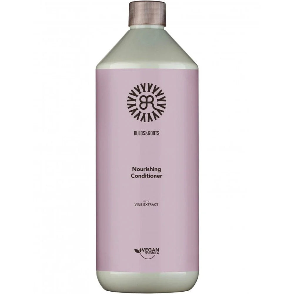 Nourishing conditioner bottle, 1.0L, purple with gray cap