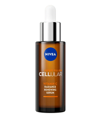 NIVEA Vitamin C Cellular serum bottle with dropper, amber-brown liquid in dark glass