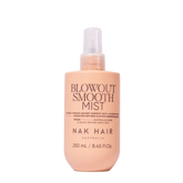 Hair mist bottle, 250 ml, beige label with white pump sprayer