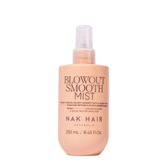 Hair mist bottle, 250 ml, beige label with white pump sprayer
