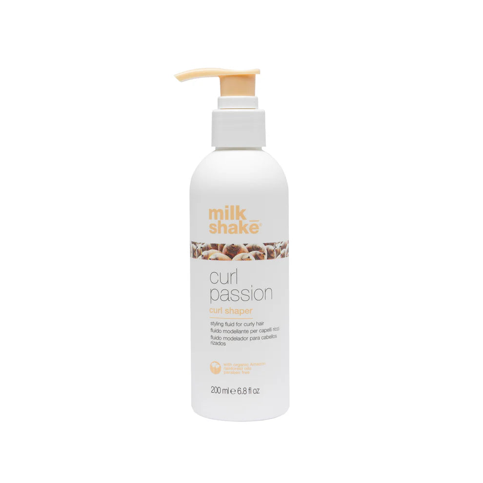 Hair curl shaper lotion bottle with pump dispenser, 200 ml