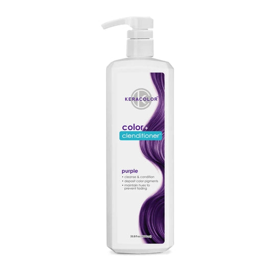 Keracolor Color + Clenditioner 1000ml - Purple - Kess Hair and Beauty