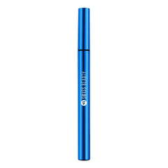 Blue waterproof sketch eyeliner with fine pointed tip, shown standing upright