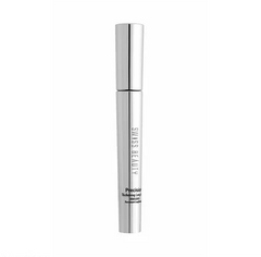 Precision mascara silver tube shown upright with fine-detail label