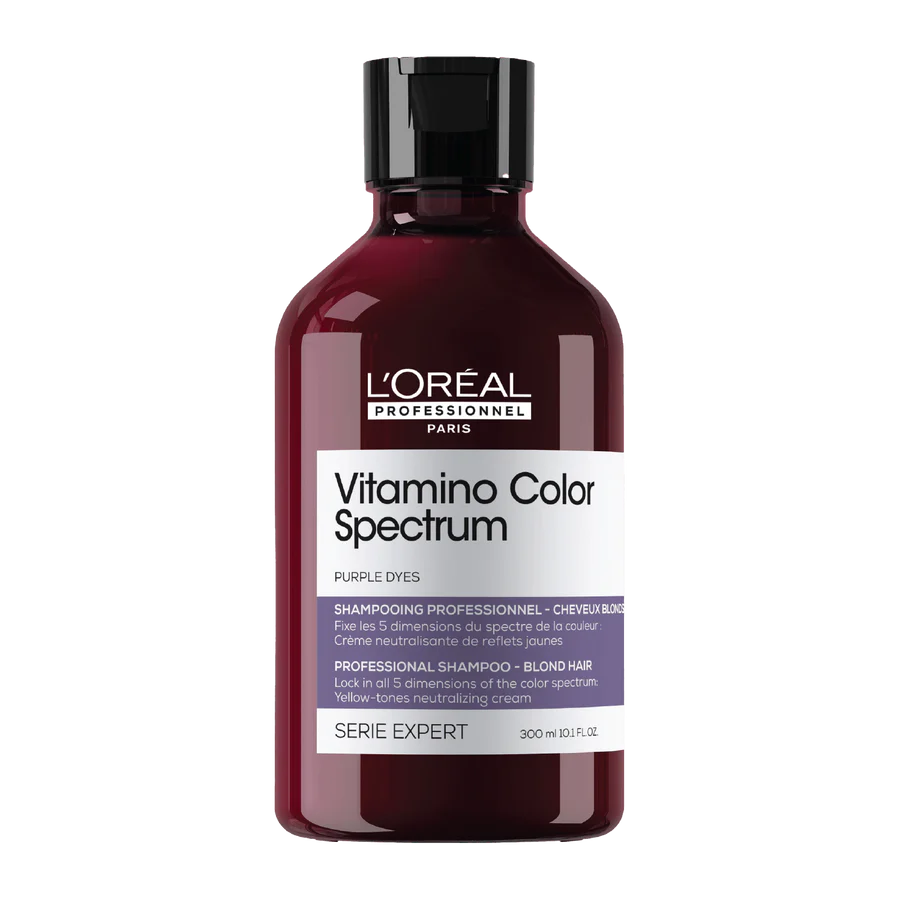 L'Oréal Professionnel purple shampoo bottle, Vitamino Color Spectrum, 300 ml