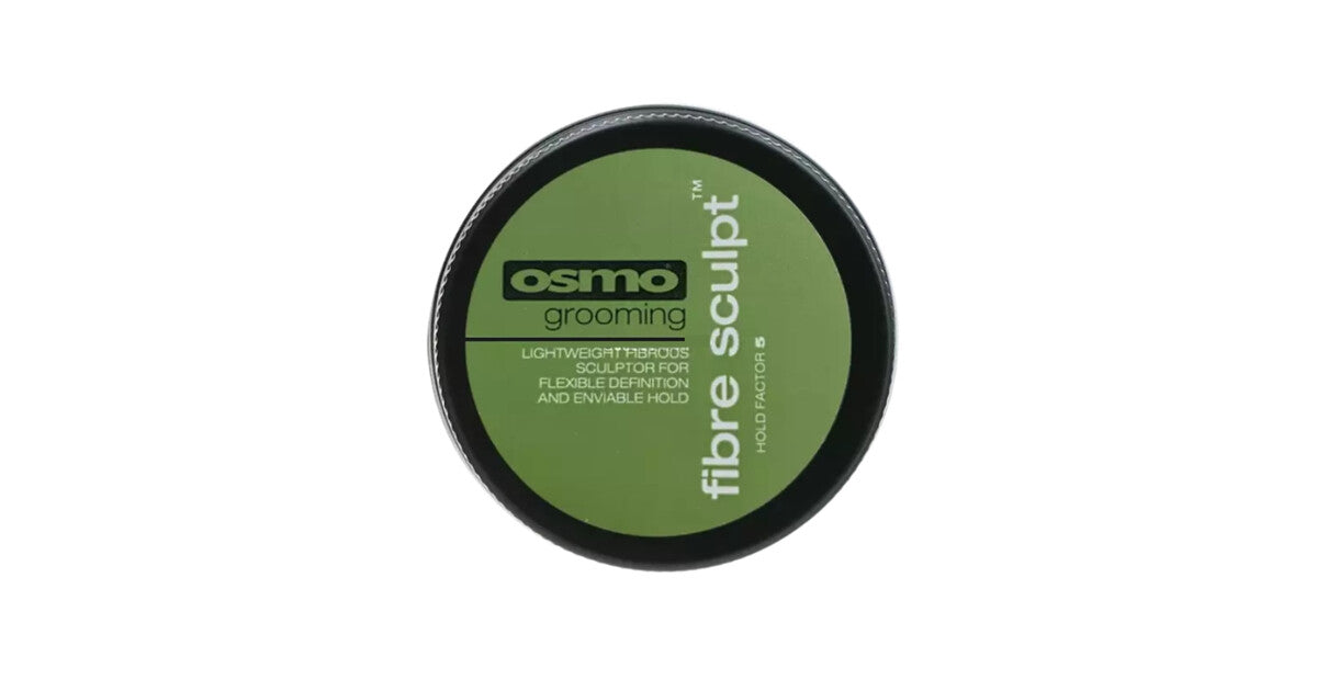 Osmo Grooming fibre sculpt hold factor 5 styling jar with green label
