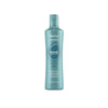 Fanola Wonder Smooth shampoo bottle, teal plastic with pump cap, 350 ml