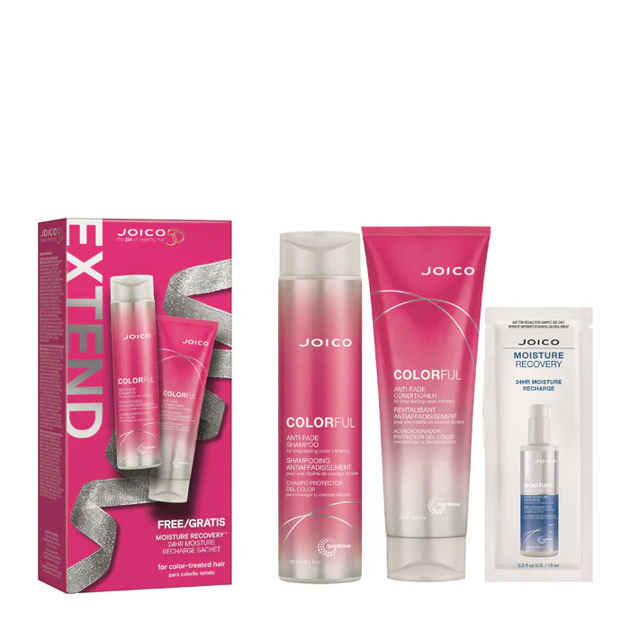 Joico Colorful Anti-Fade Holiday Duo Pack with tubes and gift boxes