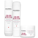 Goldwell Dualsenses Color Extra Rich shampoo, conditioner and 60Sec treatment set
