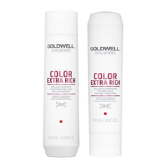 Goldwell Dualsenses Color Extra Rich shampoo and conditioner 300ml bundle bottles