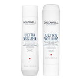 Goldwell Ultra Volume bodifying shampoo and conditioner bundle, two white bottles