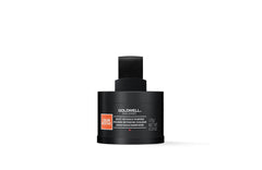 Goldwell root retouch powder bottle, Copper Red label on black container.
