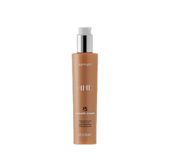 Kemøn 15 smooth cream bottle, clear pump, cream-colored liquid