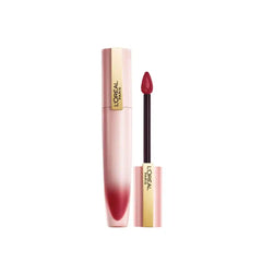 L'Oreal Paris liquid lipstick set: tube and doe-foot applicator with red berry tint
