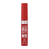 Rimmel Lasting Mega Matte liquid lip colour, red capped bottle