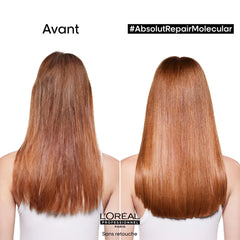 L'Oreal Professionnel Absolut Repair Molecular mask hair results, before-and-after