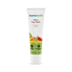 Ubtan face wash tube with green label, net content 20 ml