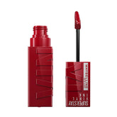 Super Stay Vinyl Ink liquid lipstick tube with applicator, glossy deep red