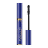 Waterproof black mascara tube with wand and bristles