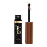 Brown brow sculpting gel with spoolie brush and tube, shade No. 003 Brown