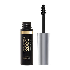 Brow sculpt gel bottle with black wand applicator, clear formula