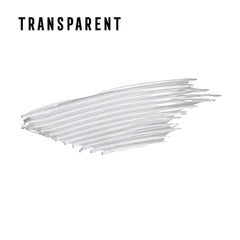Transparent lash gel swatch in swirled line