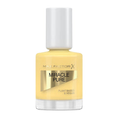 Max Factor Miracle Pure nail polish bottle, bright lemon yellow shade No. 500