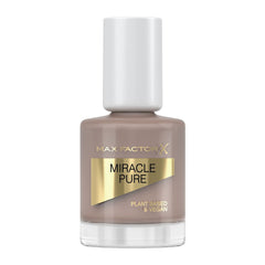 Max Factor Miracle Pure nail polish bottle, taupe-brown shade.