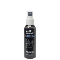 milk_shake icy blond toning spray bottle, 100 ml pump top