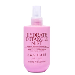 Pink Hydrate Detangle Mist bottle with spray pump, 250 mL