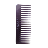 NAK HAIR wide-tooth hair comb, dark plum, long handle