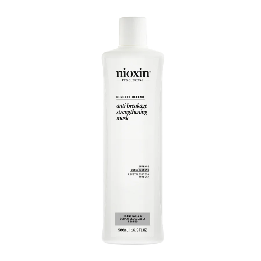 Nioxin anti-breakage strengthening mask bottle, white with cap, 500ml