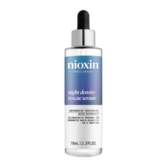 Nioxin night density rescue serum bottle with dropper, 70ml