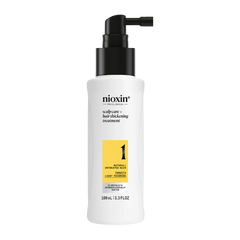 Nioxin System 1 scalp + hair thickening treatment bottle, 100 ml with pump