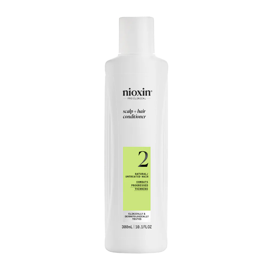 Nioxin System 2 scalp + hair thickening conditioner bottle, 300 ml