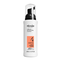 Nioxin hair thickening treatment bottle, white with orange 4 label, 100 ml