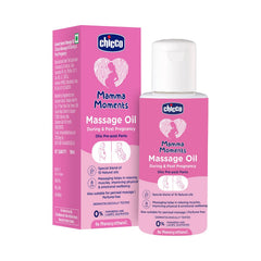 Pregnancy massage oil bottle with pink carton, 100 ml